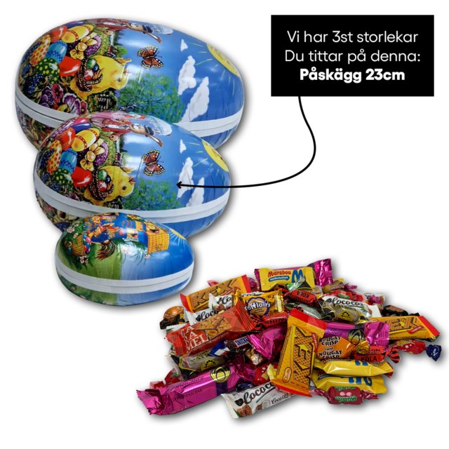 Påskägg Kontorab mix 23cm 1kg - L - 1