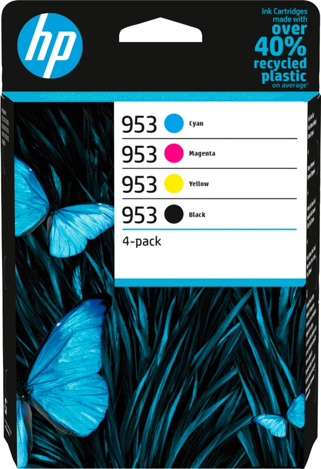 Ink-Jet HP 953 cyan/magenta/gul/svart Valuepack - 1