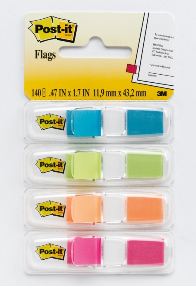 Märkflik Post-it Index 683-4ABX - 119x430mm - 1