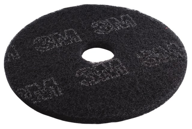 Golvvårdsrondell 3M 17" svart - 17 tum - 1