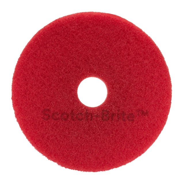 Golvvårdsrondell 3M 20" röd - 20 tum - 1