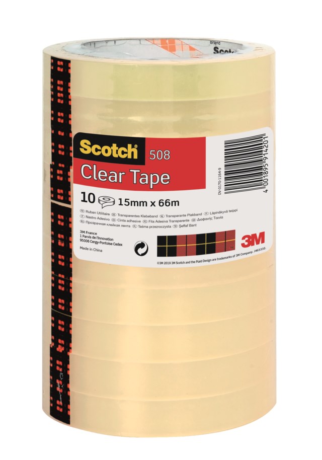 Tejp Scotch 508 15mm x 66m 10rl/fp - 15mmx66m - 1