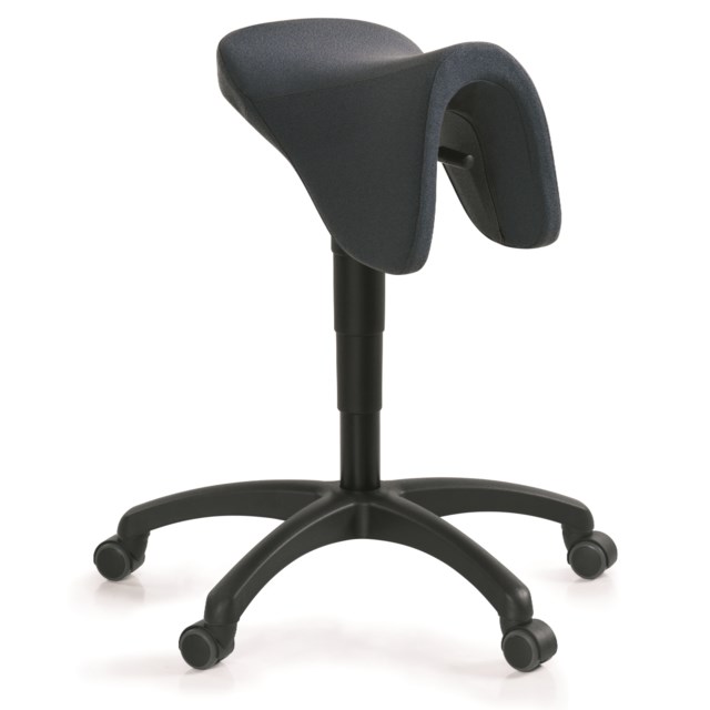 Sadelstol 7001 svart - 1