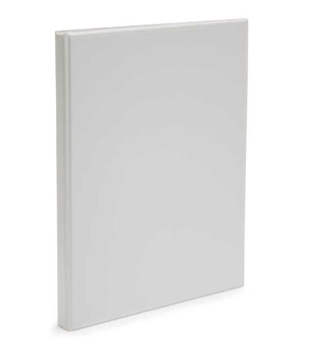 Ringpärm med ficka A4 25mm Ø 16mm vit - A4+ - 1