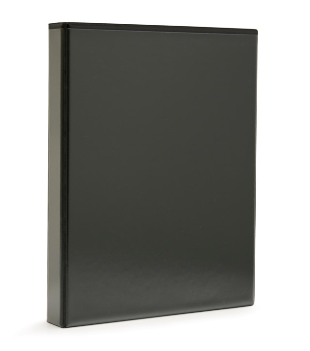 Ringpärm med ficka A4 40mm Ø 30mm svart - A5 - 1