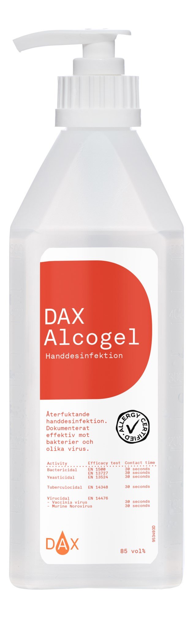 Handdesinfektion Dax Alkogel 85 600 ml - 600ml - 1