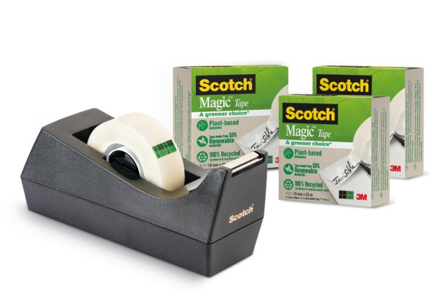 Tejphållare Scotch C38 svart inkl. 3 rl tejp - 1