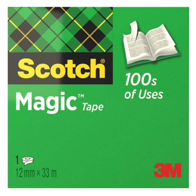 Dokumenttejp Scotch 810 12mm x 33m - 12mmx33m - 1