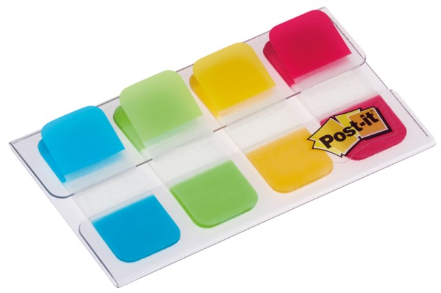 Märkflik Post-it Index Strong B/L/G/R - 15,8x38,1mm - 1
