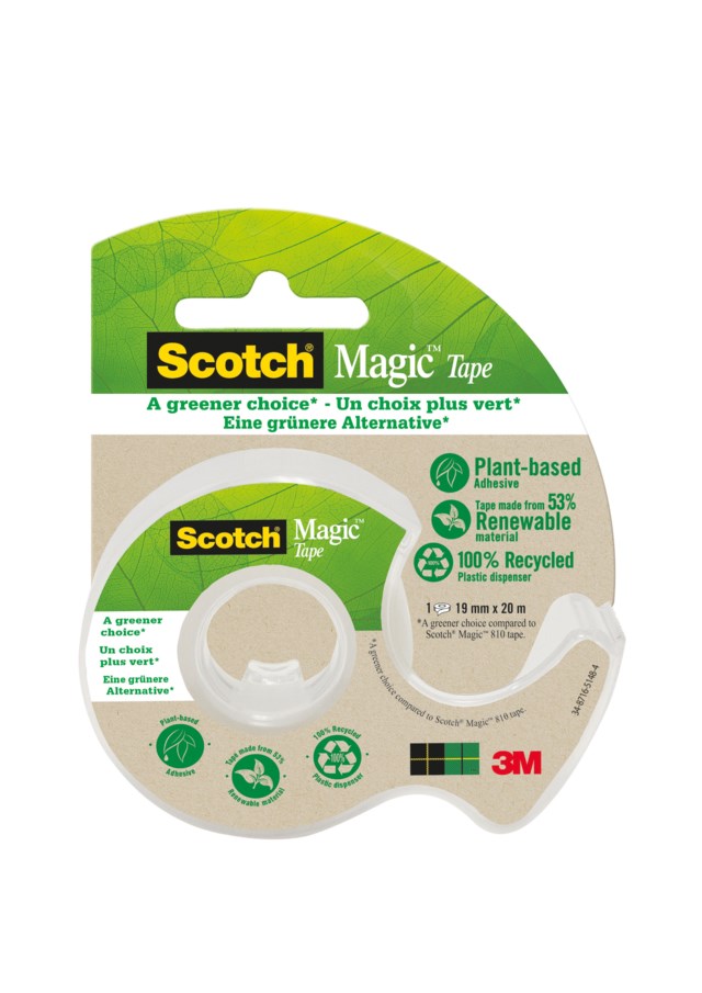 Dokumenttejp Scotch 900 m hållare 19mm x 20m - 19mmx20m - 1