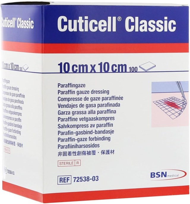 Salvkompress Cuticell Classic Steril 10 cm x 10 cm 10-P - 1