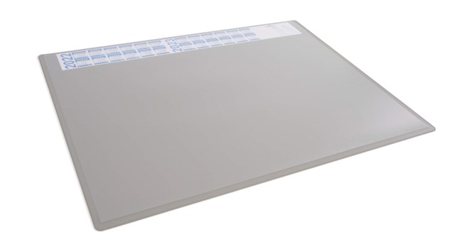 Skrivunderlägg 65 x 50 med kalender och transparent klaff PP - 1