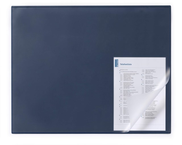 Skrivunderlägg Durable med kantskydd, 65 x 50 cm, transparent klaff - 1