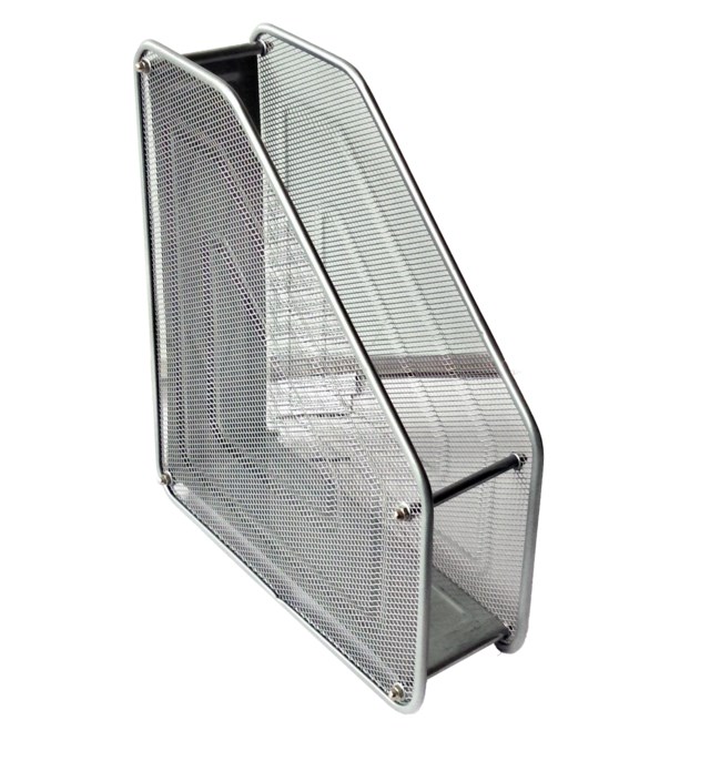 Tidskriftsamlare Mesh trådmetall silver - 1