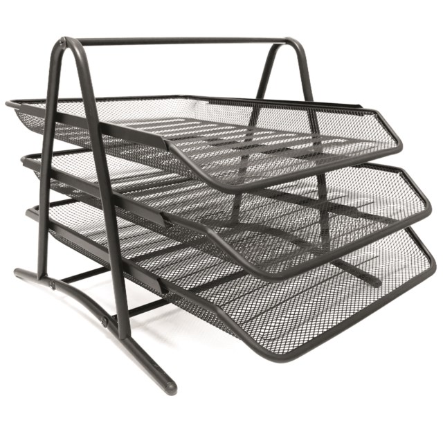 Brevkorg Mesh trådmetall svart - 1