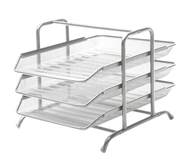 Brevkorg Mesh trådmetall silver - 1