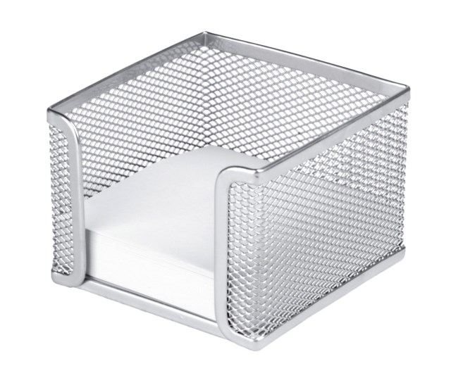 Blockask Mesh trådmetall silver INK. PAPPER - 1