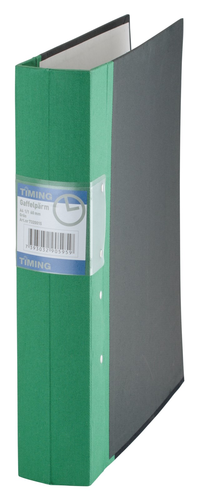 Gaffelpärm Timing 60 mm grön - A4 60mm - 1