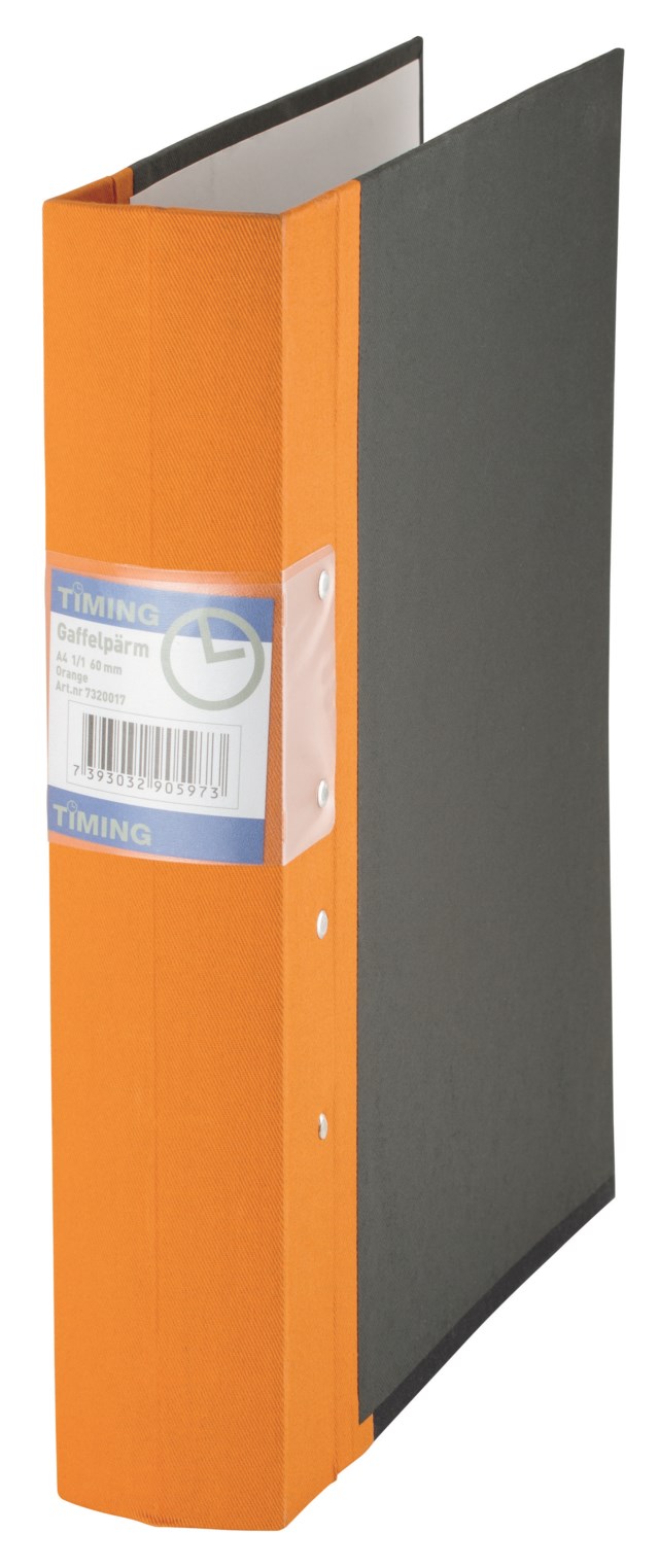 Gaffelpärm Timing 60 mm orange - A4 60mm - 1