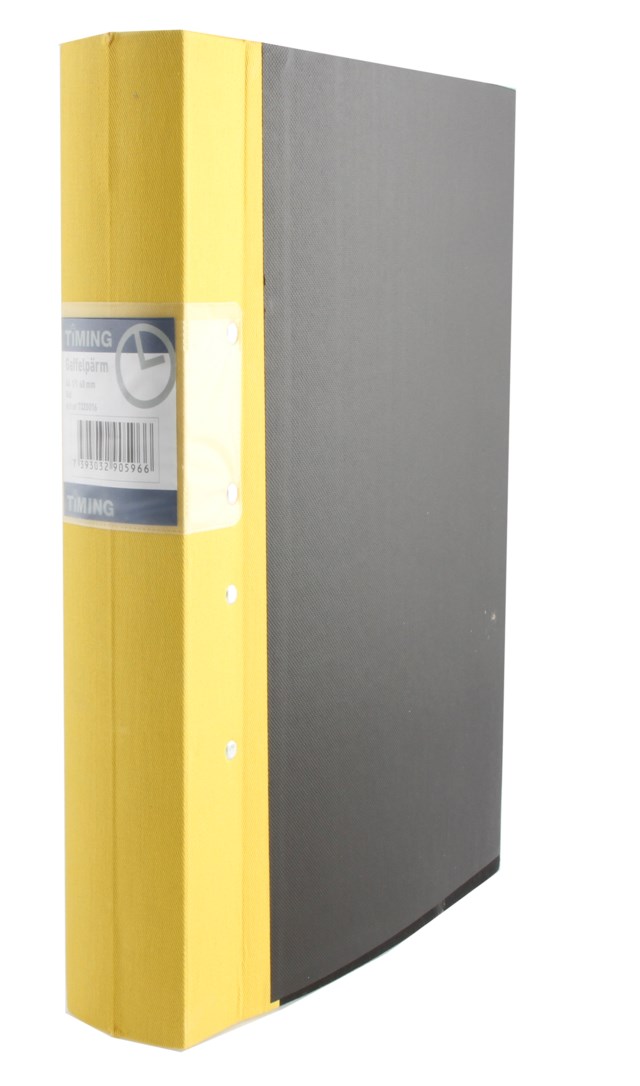 Gaffelpärm Timing 40 mm gul - A4 - 1