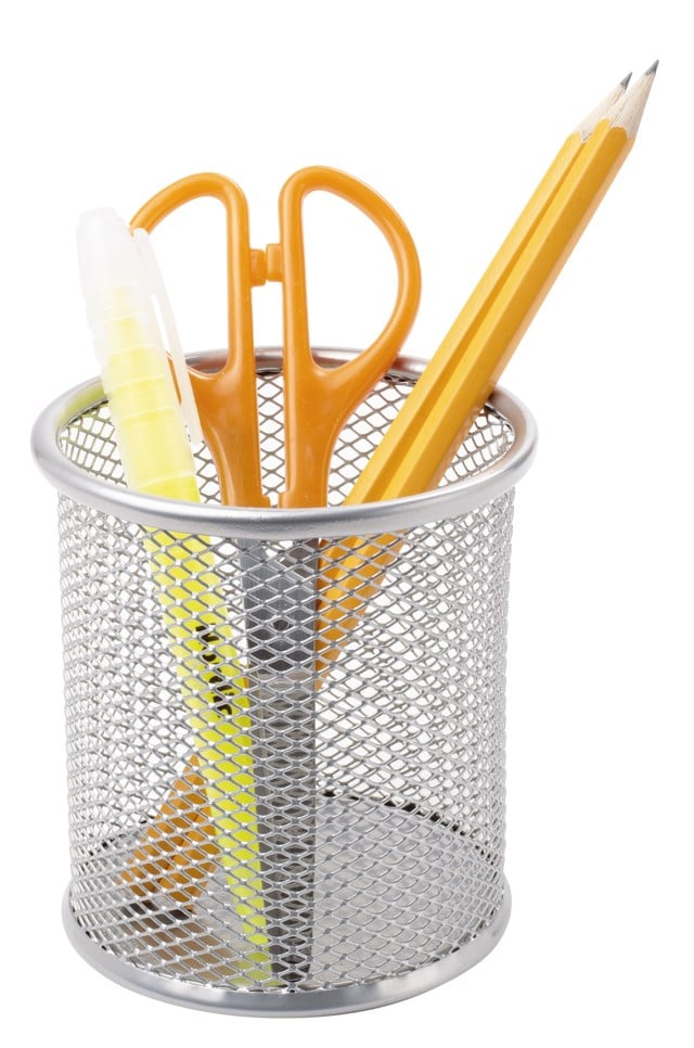 Pennkopp Mesh trådmetall rund silver - 1