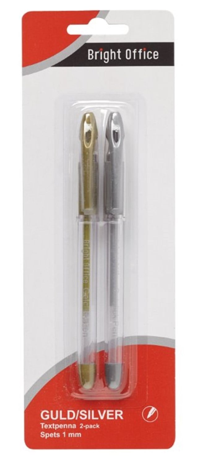 Pennset Gel guld + silver 2-pack - 1