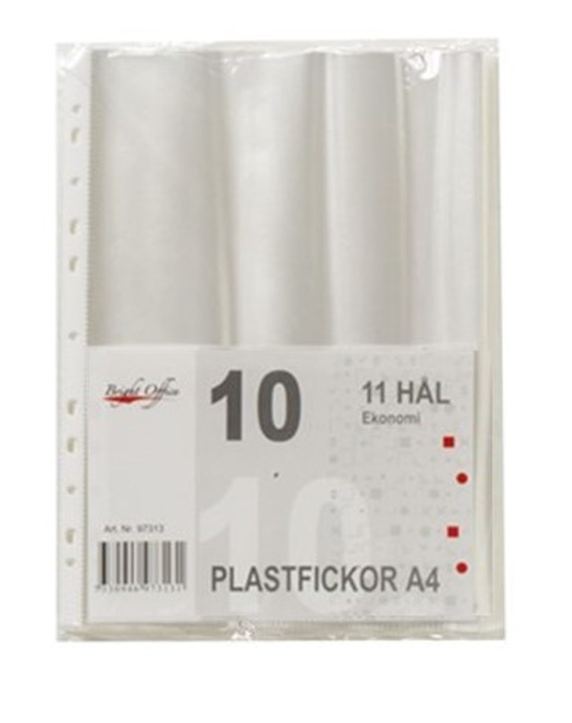 Plastficka A4 transp.  10St/Fp - 1