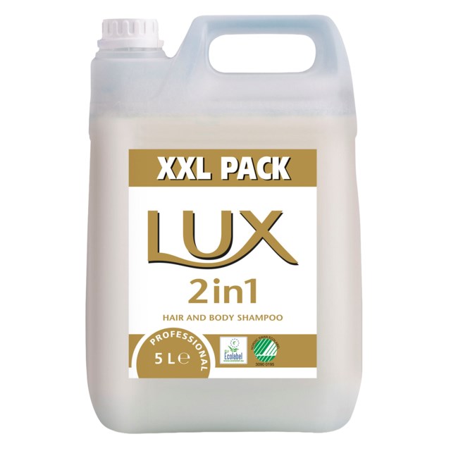 Duschtvål Lux Hair & Body, hår och kropp, 5 liter - 5L - 1