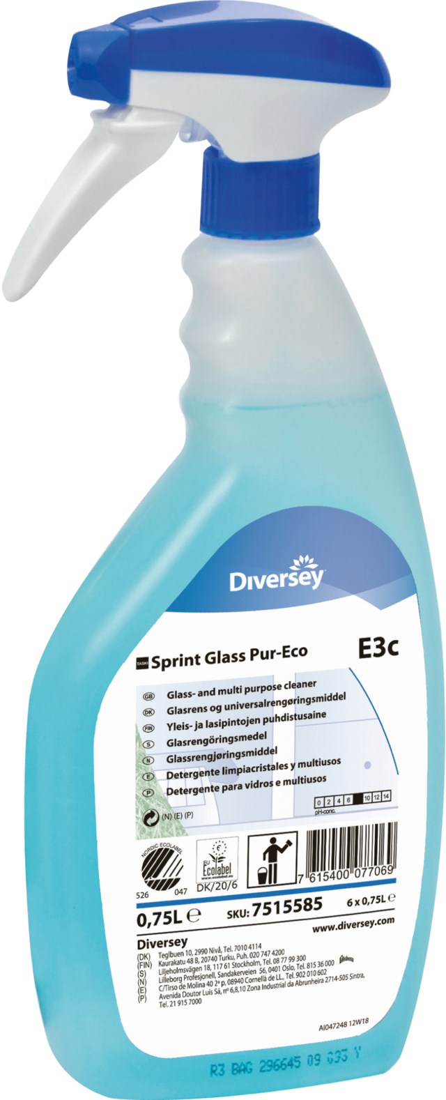 Glasputs Taski Sprint Glass Pur-Eco 750ml - 750ml - 1