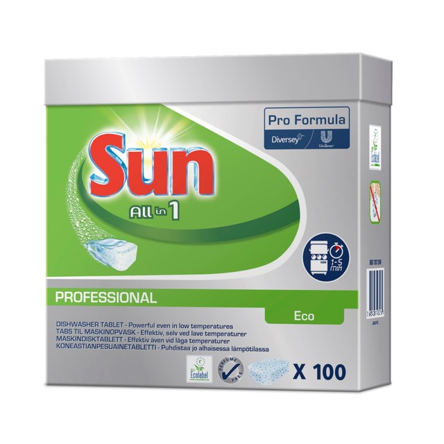 Disktablett Sun All-in-1 Professional 100 st, Pro Formula - 1