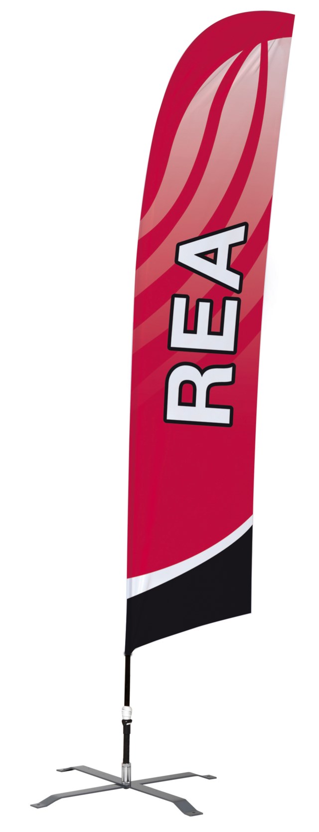 Beachflagga Rea inkl. stång/fot - 50x230cm - 1