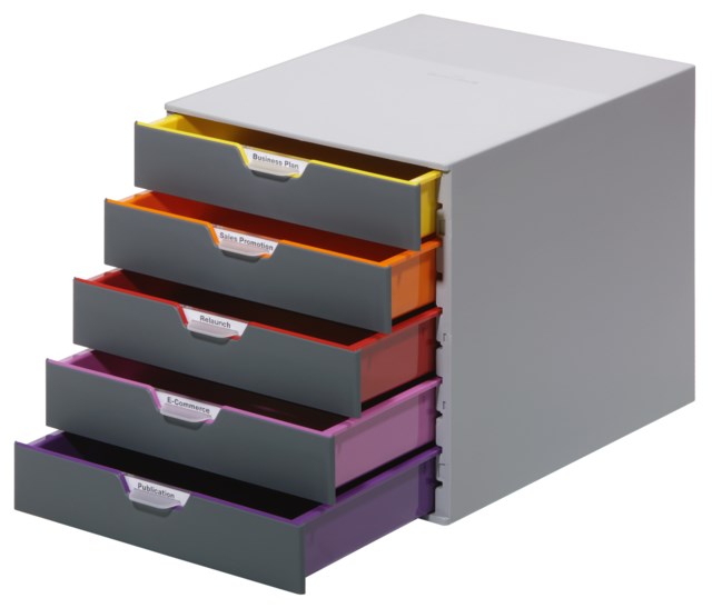 Blankettbox Varicolor 5 lådor - 1