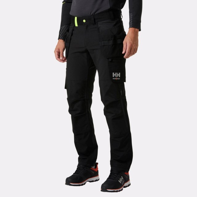 Hantverksbyxa Oxford 4X Construction svart stl D100 - 1
