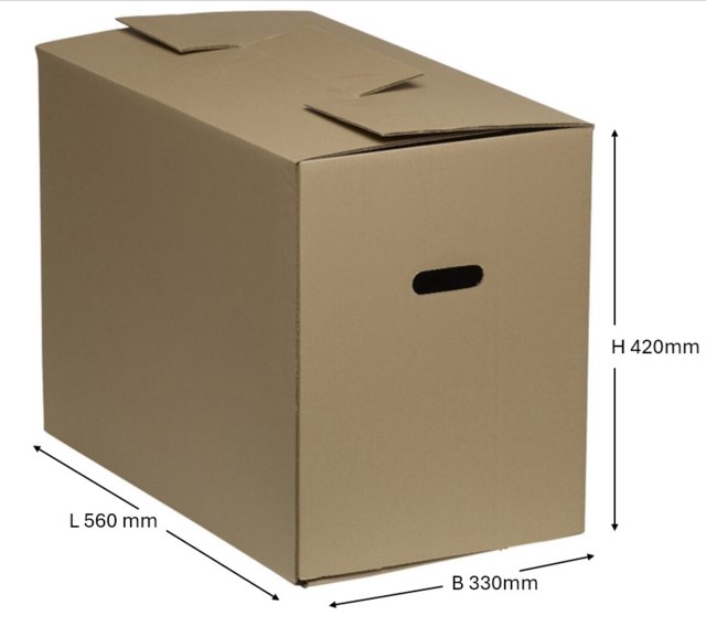 Flyttlåda 560X330X420 - 560x330x420mm - 1