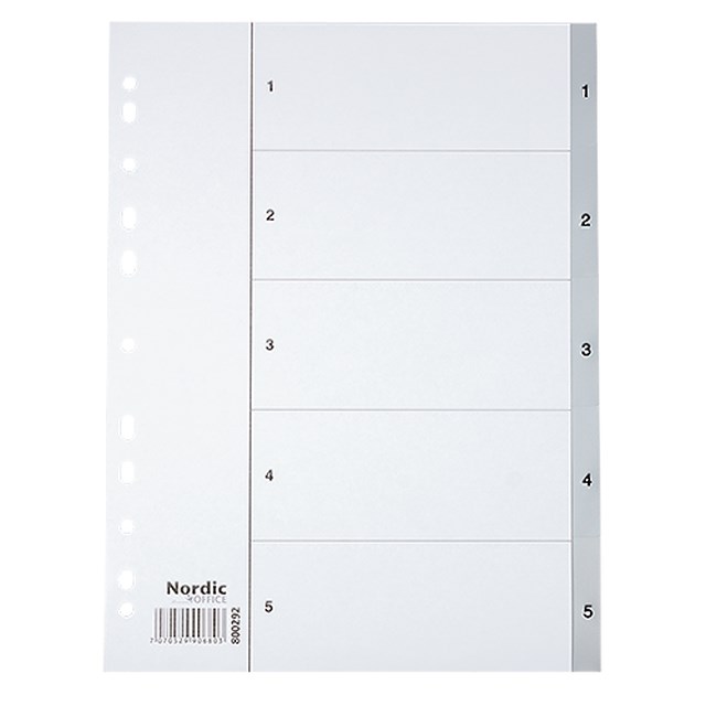 Plastregister Nordic Office A4 1-5 - A3L - 1