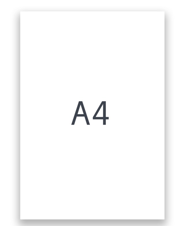 Textkartong A4 270 g vit 25/fp - A4 - 1