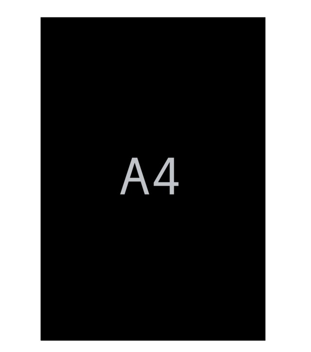 Textkartong A4 270 g svart 25/fp - A4 - 1