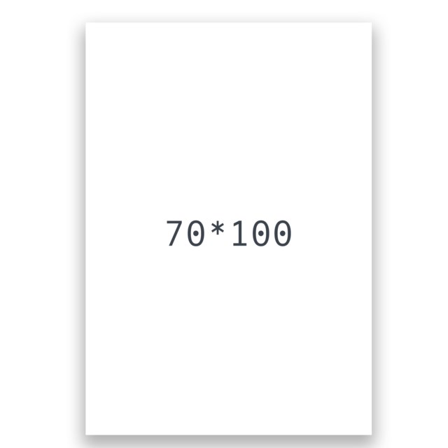 Textkartong 70x100cm vit 5/fp - A4 - 1