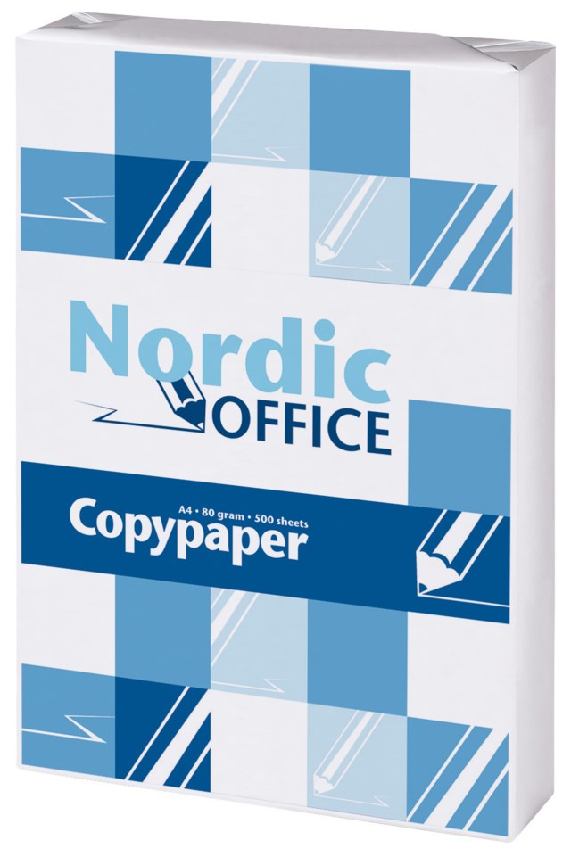 Kopieringspapper Nordic Office A3 OH 80g 500ark/fp - A3 - 1