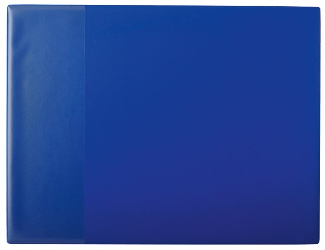 Skrivunderlägg PP blå 53x40cm - 530x400mm - 1