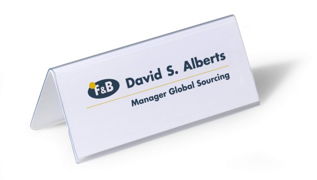 Bordsskylt 61x150 mm 25st - 1