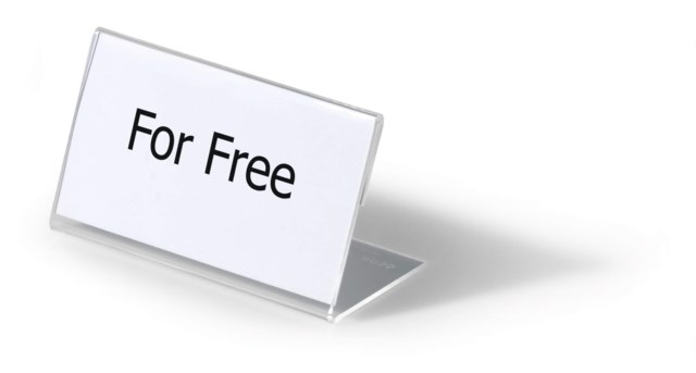 Bordsskylt 52x100 mm akryl 10st - 1