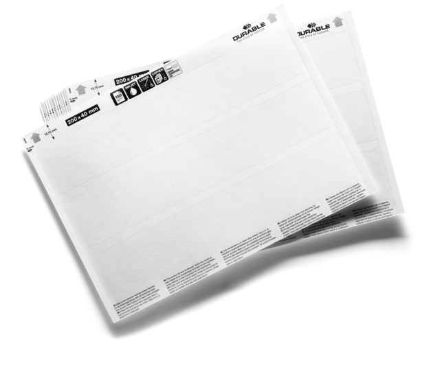Etiketter till etiketthållare 200 x 40 mm - 1