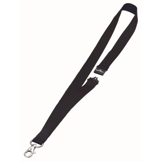 Textilhalsband Durable svart 10st/fp - 880x20mm - 1