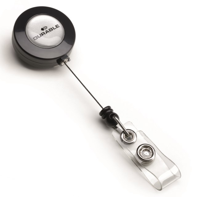 Korthållare Durable Jojo med knäppfäste - 800mm - 1