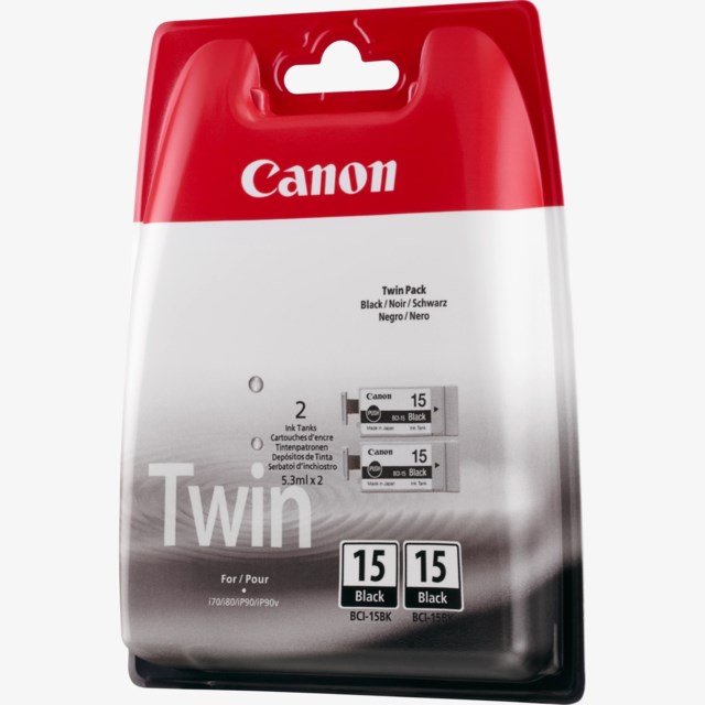 Ink-Jet Canon I70/Ip90  Svart Bci15Bk     2St/Förp - 1