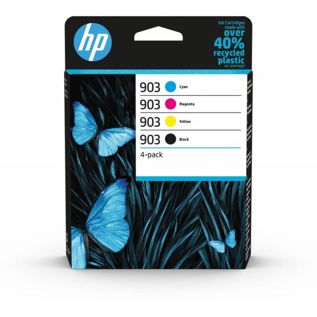 Ink-Jet HP 903 cyan/magenta/gul/svart Valuepack - 1