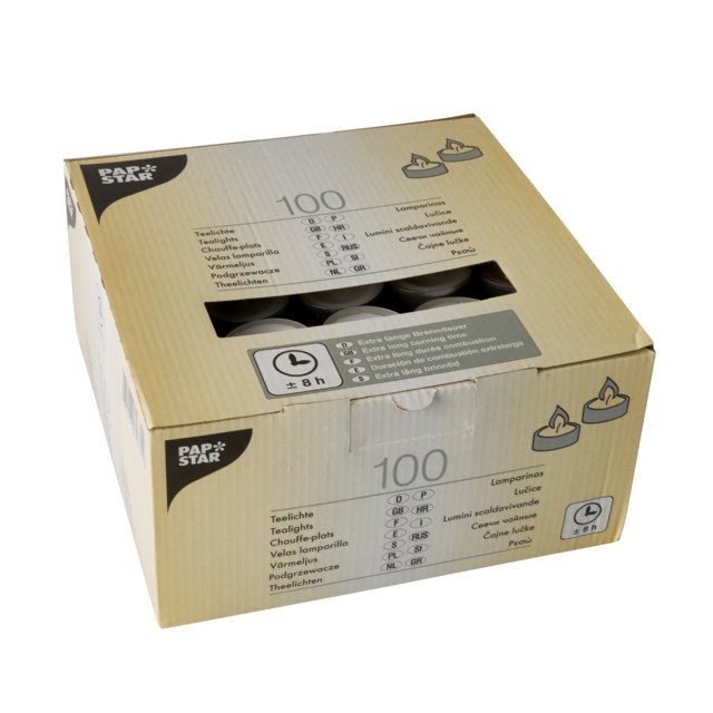 Värmeljus Ø 38x23 mm 100/fp - 38x23mm - 1