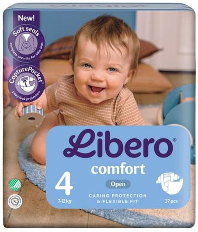 Blöja Libero Comfort 4 7-12kg 37/fp - 7–12kg - 1