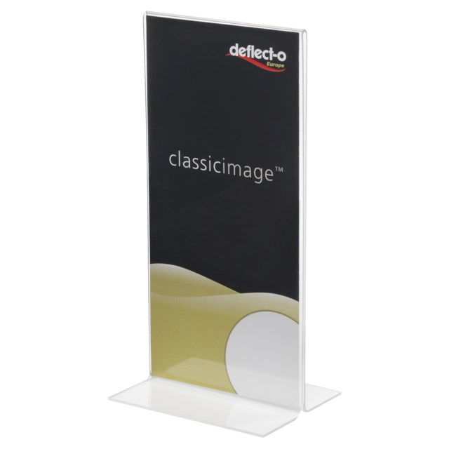 Broschyrhållare T-fot 1/3 A4 - 1